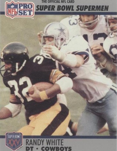 1990 Pro Set Super Bowl XXV Silver Anniversary Randy White #87