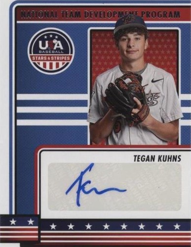 2023 Panini USA Baseball Stars & Stripes - Tegan Kuhns #NTDP-TK