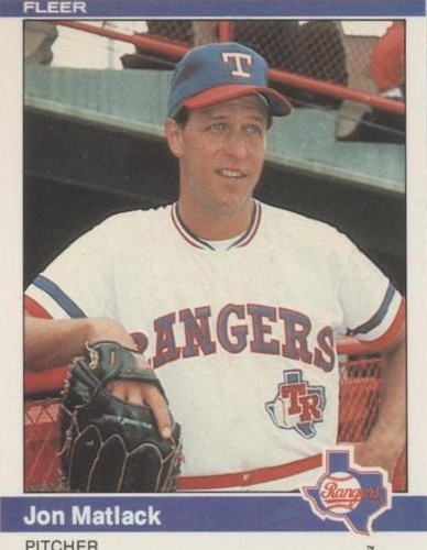 1984 Fleer - Jon Matlack #422