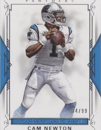 2017 Panini National Treasures Cam Newton #20
