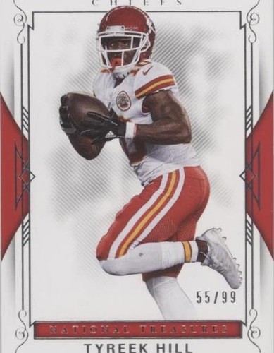 2017 Panini National Treasures Tyreek Hill #95