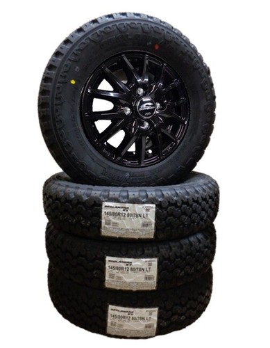 Yokohama Tire JOB RY52 145R12 6PR Set of 4 New Summer Tires