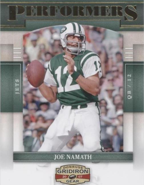 Donruss Gridiron Gear Joe Namath 2007 #P-23