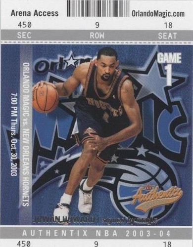 2003-04 Fleer Authentix - Juwan Howard #46