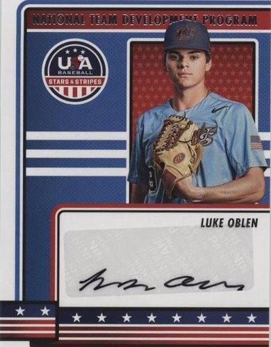 2023 Panini USA Baseball Stars & Stripes - Luke Oblen #NTDP-LO