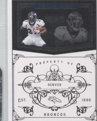 2010 Playoff National Treasures Knowshon Moreno #44