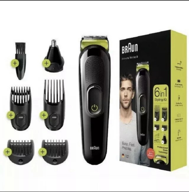 braun beard trimmer and hair clipper kit