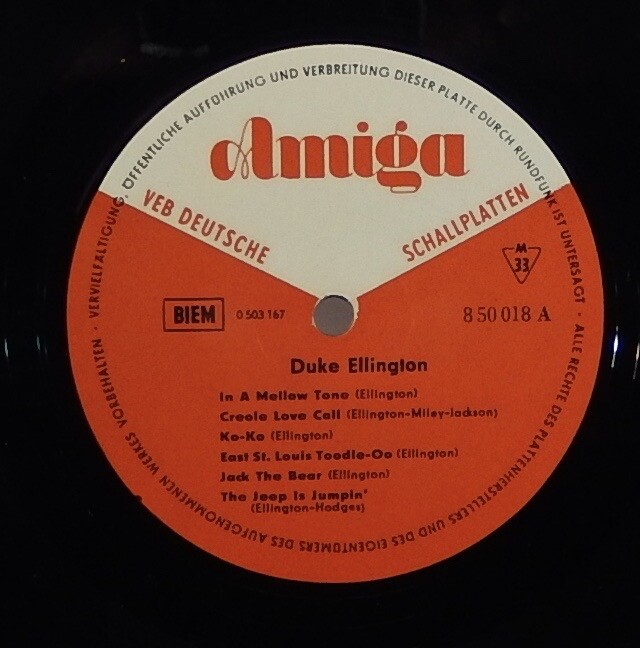 DUKE ELLINGTON &nbsp;and DJANGO REINHART (Amiga Recordings)