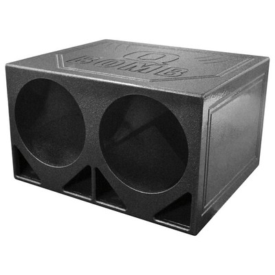 Qpower Œqbomb Dual 12 Turbo-Ported Empty Woofer Box