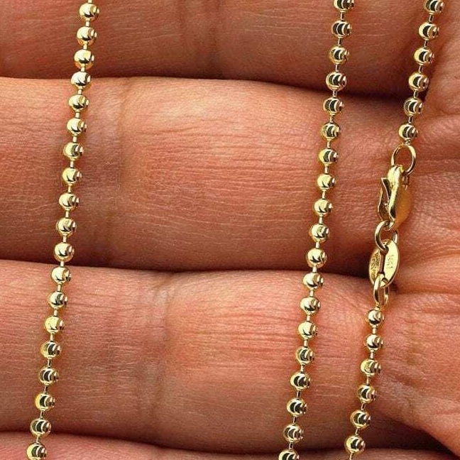 Amazon.com: Nuragold 10k Real Yellow Gold Round Box 2mm