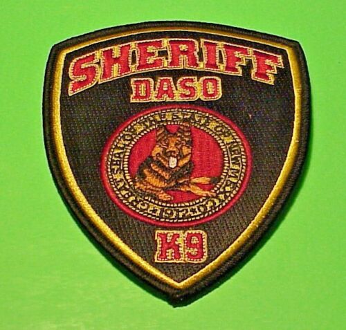 DASO NEW MEXICO NM  K-9  SHERIFF  5"  POLICE PATCH  FREE SHIPPING!!!
