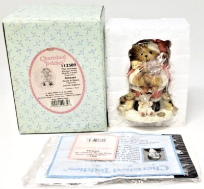 Cherished Teddies STEWART The Holidays Always Bring Hearts Closer SANTA BEAR