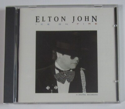 Elton John   Ice On Fire CD USED Geffen Records (Disc Made in Japan)