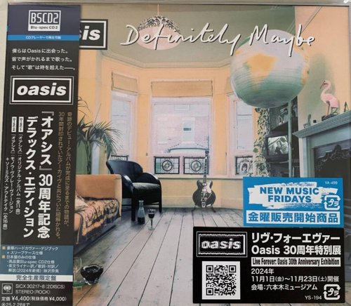【新品】Oasis Definitely Maybe 30th 2LP 限定 OASIS Definitely Maybe : 30th Anniversary Edition Vinyl