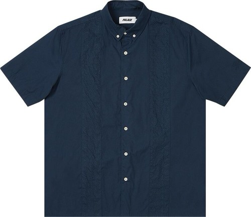 Palace Skateboards Palabera Logo Shirt Navy Blue Size XL