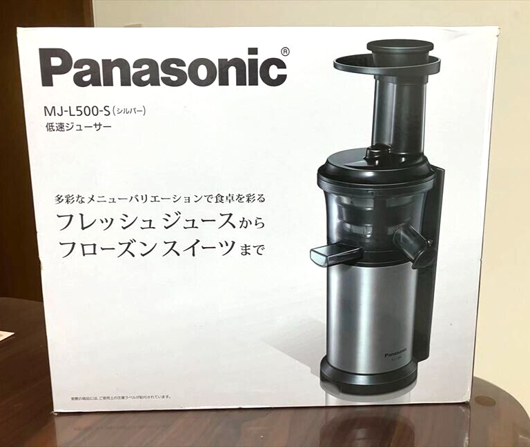 未使用 Panasonic 低速ジューサー MJ-L500 Amazon.co.jp: Panasonic MJ-L500 Slow Juicer with Frozen