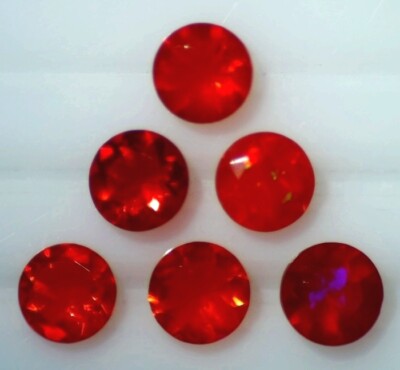 CHERRY OPAL 7.00 MM ROUND CUT ALL NATURAL SOLD PER STONE F-305