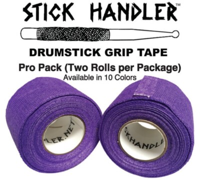 STICK HANDLER  Professional Drum Stick Grip Tape Pro Pack (Purple|Two Pack)