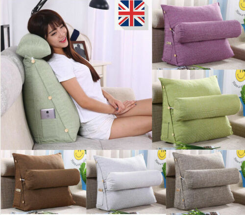 New Adjustable Back Sofa Bed Wedge Cushion Pillow Office Chair