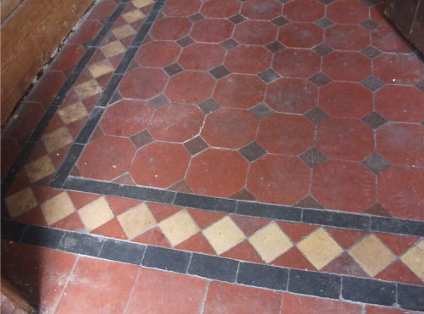 Antique Victorian Floor Tiles lovely pattern and ideal for hallway
