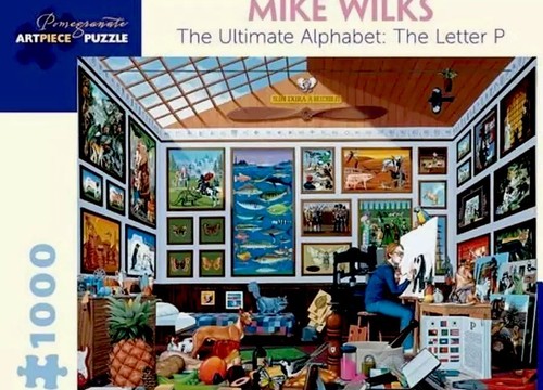 Mike Wilks The Ultimate Alphabet: the Letter P 1000 piece Jigsaw Puzzle New Box!