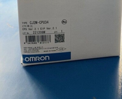 1PC New Omron CJ2M-CPU34 CPU Unit CJ2MCPU34