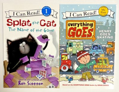 I Can Read Splat The Cat THE NAME OF THE GAME Everything Goes HENRY GOES SKATING
