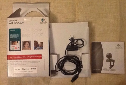 Logitech Webcam C200 Built-in Microphone, 1.3MP - NIB
