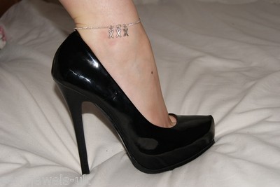 Premium 'XXX' Chaîne De Cheville Bijouterie X Note : Slut Pornstar