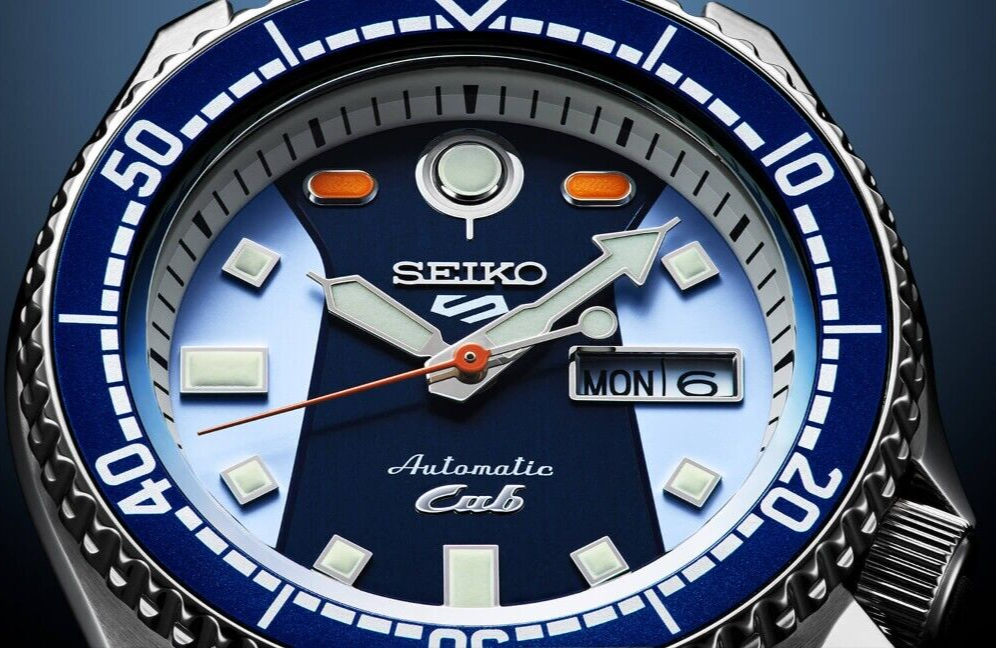 Pre-owned Seiko 5 Sports Honda Cub Limited Edition Automatic Men's Watch