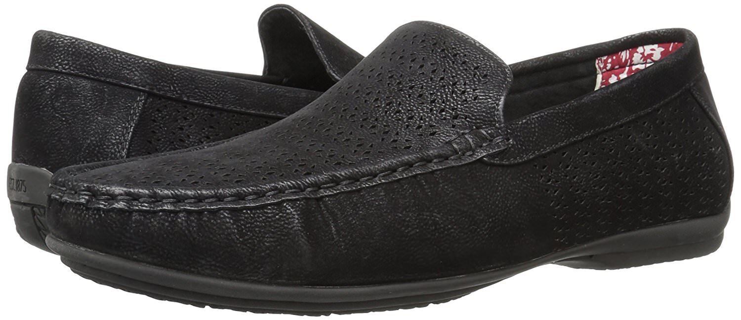 Мужские лоферы Stacy Adams CICERO Black 25172-001 Moc Toe Slip-On Driving Style