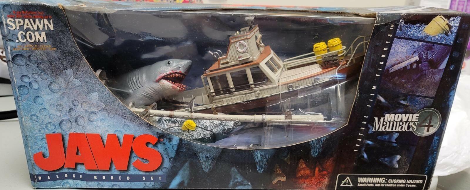 SF・ファンタジー・ホラー Jaws Deluxe Boxed Set McFarlane Toys JAWS Deluxe Box Set Series 4 McFarlane Toys Movie Maniacs