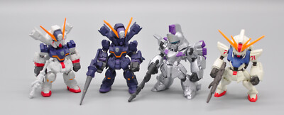 Bandai Gundam Converge FW Vigna Ghina F91 Gundam Crossbone X-1 X-2 Set