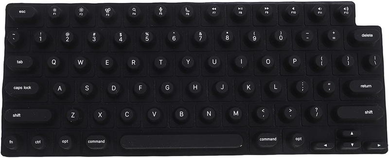 Keyboard Cover for Long Nails, Silicone Raised Keyboard Cover for OS X Laptop, C