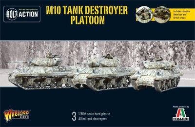 Warlord Games Bolt Action американский взвод истребителей танков M10 WLG WGB-START-34