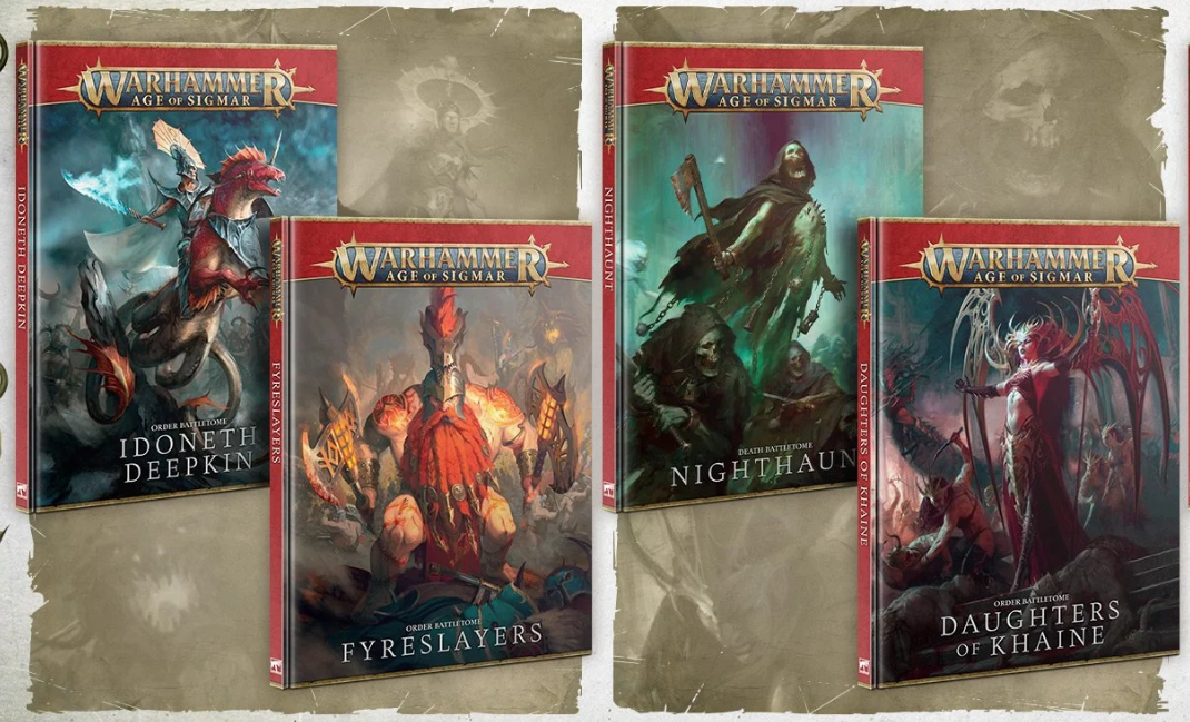 Многолистовая книга расширения Warhammer AOS Age of Sigmar Battletome в твердом переплете НОВИНКА