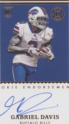 2020 Panini Encased Gabriel Davis #RE-GD