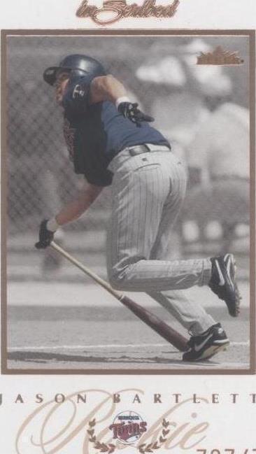Fleer 2004 con inscripción - Jason Bartlett #95