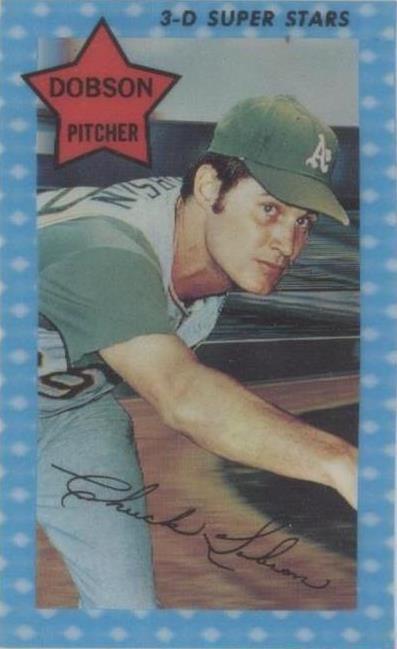 1971 Kellogg's 3-D Super Stars - Chuck Dobson #32