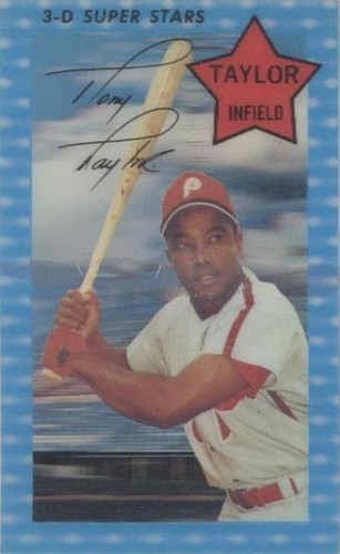 1971 Kellogg's 3-D Super Stars - Tony Taylor #67