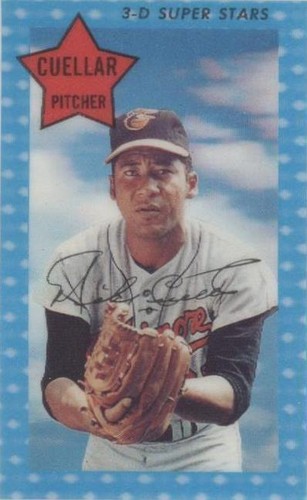 1971 Kellogg's 3-D Super Stars - Mike Cuellar #49