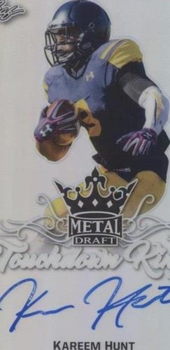 2017 Leaf Metal Draft Kareem Hunt #TK-KH1