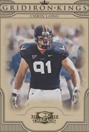 2008 Donruss Threads Chris Long #CGK-7