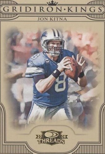 2008 Donruss Threads Jon Kitna #PGK-17