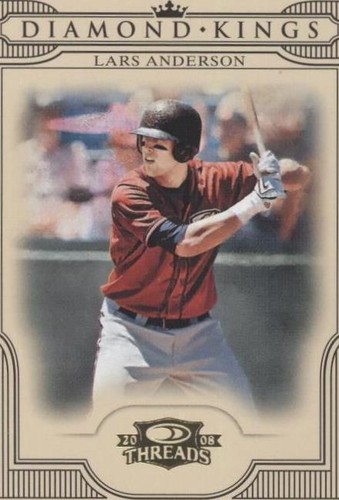 2008 Donruss Threads - Lars Anderson #DK-4