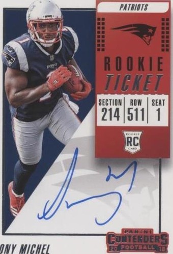 2018 Panini Contenders Sony Michel #111