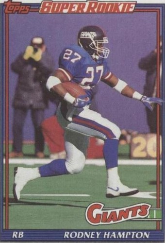 1991 Topps Rodney Hampton #18