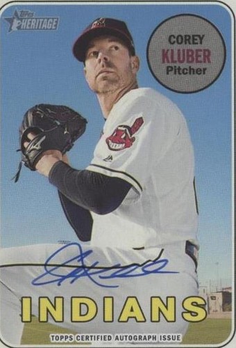 2018 Topps Heritage High Number - Corey Kluber #ROA-CK