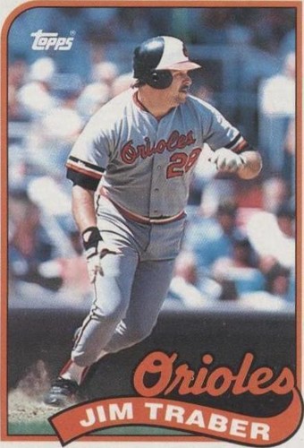 1989 Topps - Jim Traber #124