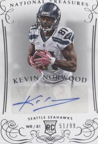 2014 Panini National Treasures Kevin Norwood #209